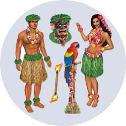 hula dancers scene setters