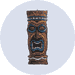 citronella tiki candle