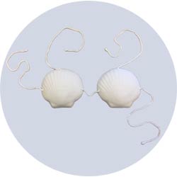 shell bra bikini top