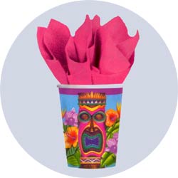 hawaiian paper cups