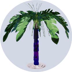 palm tree centerpiece